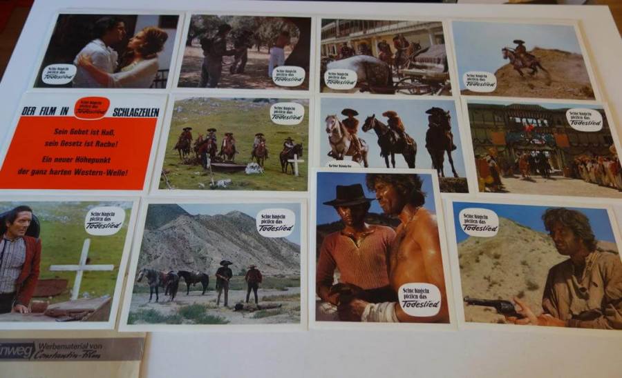 Il pistolero dellAve Maria - Gunman of Ave Maria original release german lobby still set
